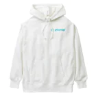 下田純也のyounap_text_logo_2 Heavyweight Hoodie