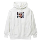 巫女スタぐらむのもふもふの美少女甘える Heavyweight Hoodie