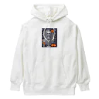 Skeletonのユニークなスケルトンアートがおしゃれに輝く！ Heavyweight Hoodie