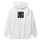 ganeshaの北米の湖のステンドグラス Heavyweight Hoodie