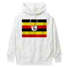 お絵かき屋さんのウガンダの国旗 ヘビーウェイトパーカー