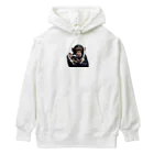 アニマル_Sevenのカメラ好きのチンパンジー2 Heavyweight Hoodie