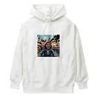 yuyuu_youtubeの笑顔の少女 Heavyweight Hoodie