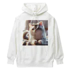 yos-1292583のねこニコばん Heavyweight Hoodie