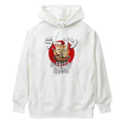 Stylo Tee Shopの毎日ラーメン猫ちゃん ヘビーウェイトパーカー