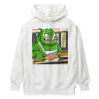 Kyun_uranaiの寿司職人を目指す緑の妖怪 Heavyweight Hoodie