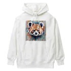 WithRedPandaの水彩風レッサーパンダ Heavyweight Hoodie