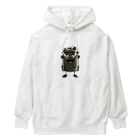 AI妖怪大図鑑のゴミ箱妖怪　ダボさん Heavyweight Hoodie