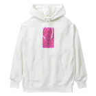 妖精と癒しの曼荼羅の春のピンク　癒しの曼荼羅　華やかに Heavyweight Hoodie