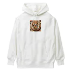 AI妖怪大図鑑のピザ妖怪　ラザピー Heavyweight Hoodie