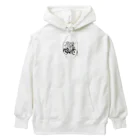 二宮大輔の自転車ロゴ　ガールズ Heavyweight Hoodie