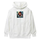 柴犬大好きマンの可愛い女の子　儚い　 Heavyweight Hoodie