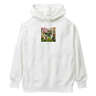 JAMnano1837の猫 in 花園 Heavyweight Hoodie