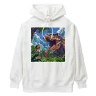 AQUAMETAVERSEの恐竜と少年　なでしこ1478 Heavyweight Hoodie