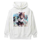 yos-1292583のねこニコばん Heavyweight Hoodie