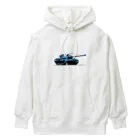 mochikun7の戦車イラスト03 Heavyweight Hoodie