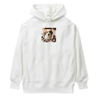 幸せいっぱいちびちゃんのふわふわ可愛いわんちゃん Heavyweight Hoodie