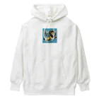 ゆゆゆの翼の生えたライオン Heavyweight Hoodie