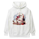 sunkoの一人飲みポメラニアン Heavyweight Hoodie