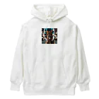 AI Design Labの勇敢な猫 Heavyweight Hoodie