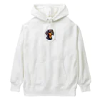 ドッグハウスベティのブラックタン・ダックス Heavyweight Hoodie