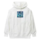 キャラクターズのキラキラ夜景飛行くん Heavyweight Hoodie