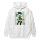 のだまクリエイターズらぼの緑ちゃん Heavyweight Hoodie