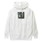 飯塚 iizukaの黒の壁 Heavyweight Hoodie