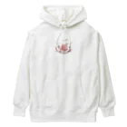 さちキャン(p)@さちcam(p)の山頂でキャンプ　テント　ふわふわピンク Heavyweight Hoodie