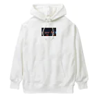 ADOのパソコン作業の女性 Heavyweight Hoodie