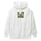 亀蘭タマムシの木漏れ日・すやすや Heavyweight Hoodie