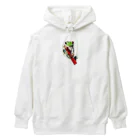 HELOのあかいめのカエルくん Heavyweight Hoodie