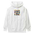 yokooooooのマラソンは世界平和なのだ Heavyweight Hoodie