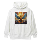 タカヤマ・サイトの神々しい鷹・シンボルマーク1 Heavyweight Hoodie