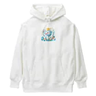 幸福龍神のカワイイ白りゅう。 Heavyweight Hoodie