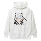 kuroppyiのホワイトタイガー Heavyweight Hoodie