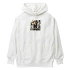 けいちゃんショップのスケートボードの犬 グッズ Heavyweight Hoodie