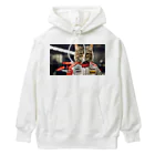 ADOのＦ１レーサー猫 Heavyweight Hoodie