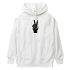 horidesuのピースサイン Heavyweight Hoodie