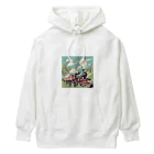 atoyuki_SHOPの可愛い機関車 Heavyweight Hoodie