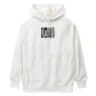 つぎのトリケラトプス　モノクロ Heavyweight Hoodie