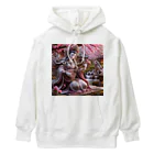 うりこみ屋の芸能の女神弁財天さま Heavyweight Hoodie