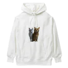 Aさん@😺里親募集中の茶トラとシャムトラ　兄妹猫 Heavyweight Hoodie