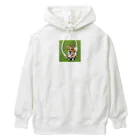 AI副業屋のショウのドット絵のコーギー Heavyweight Hoodie