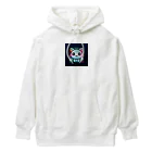 キャピキャピのネオン系の可愛い猫 Heavyweight Hoodie