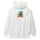 KIglassesのサングラスをかけた笑顔のヒトデ - 海の陽気な仲間！ Heavyweight Hoodie