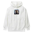 sallysanaの眼鏡フォーマルらっこ Heavyweight Hoodie