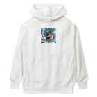 pezupezuの空飛ぶワンダフル犬 Heavyweight Hoodie