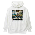 チェリモヤの運転席からの絶景 Heavyweight Hoodie