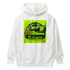 BABYLON  Channel　aiのドンペリ　骸骨　蛍光グリーン Heavyweight Hoodie